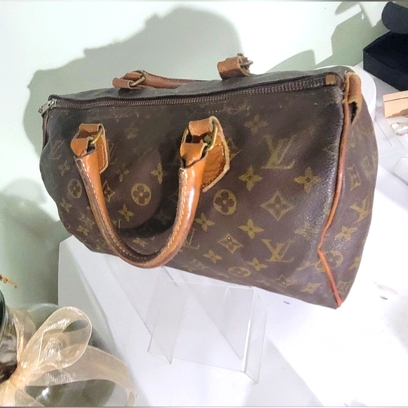 Sale 👀 Louis Vuitton Monogram Speedy 30 BOSTON Bag Vtg Paris W Free Organizer - Picture 3 of 16